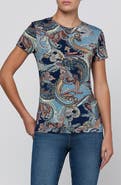L'AGENCE Ressi Paisley T-Shirt
