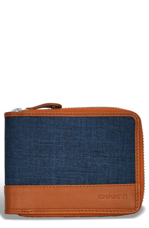 Zip Around Bifold Wallet