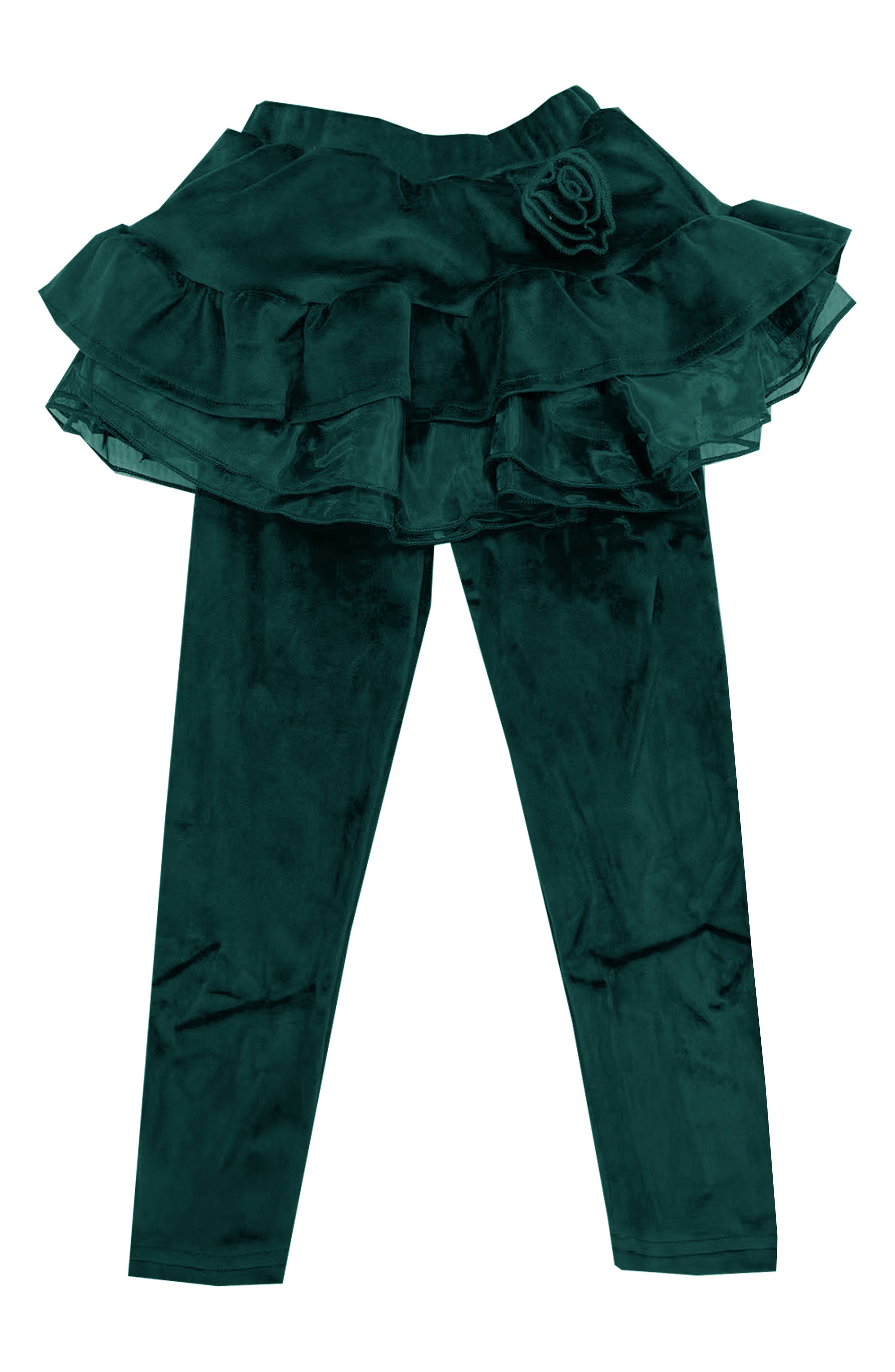 Kids' Velour Skirted Leggings