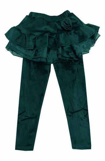 Kids' Velour Skirted Leggings