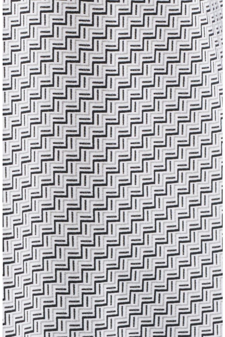 Devon OoohCotton® Geometric Print Long Sleeve Button-Up Shirt, Alternate, color, PLATINUM