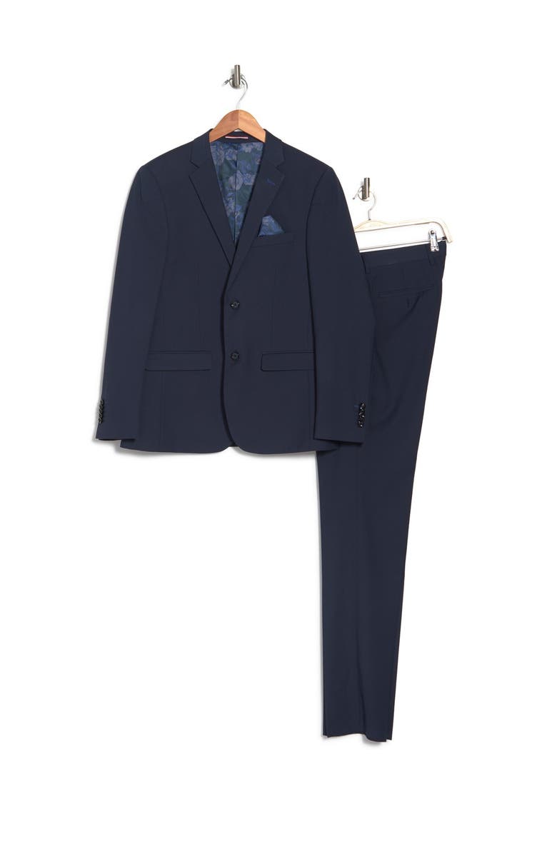 SOUL OF LONDON Two-Piece Suit, Alternate, color, Navy