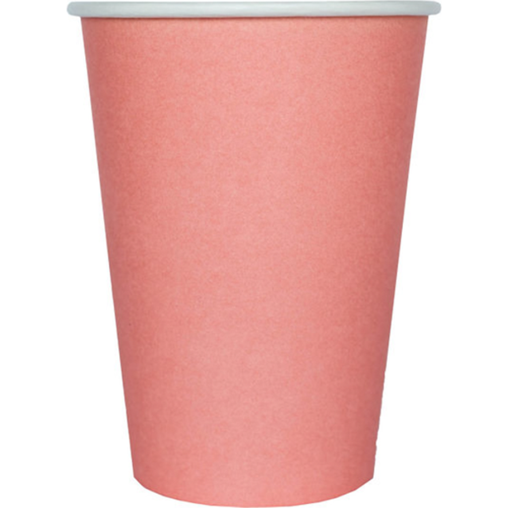 Jollity & Co Shade Collection 12 oz Cups In Cantaloupe