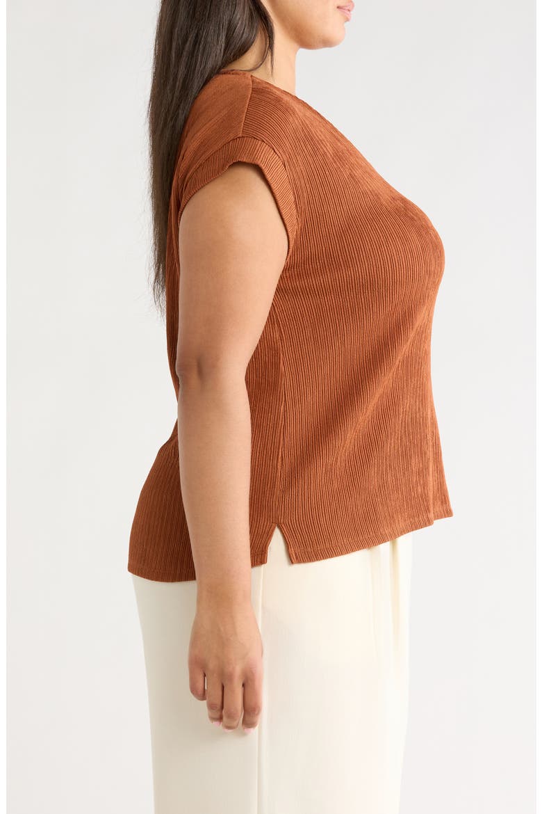 Crinkle Top, Alternate, color, CEDAR SPICE