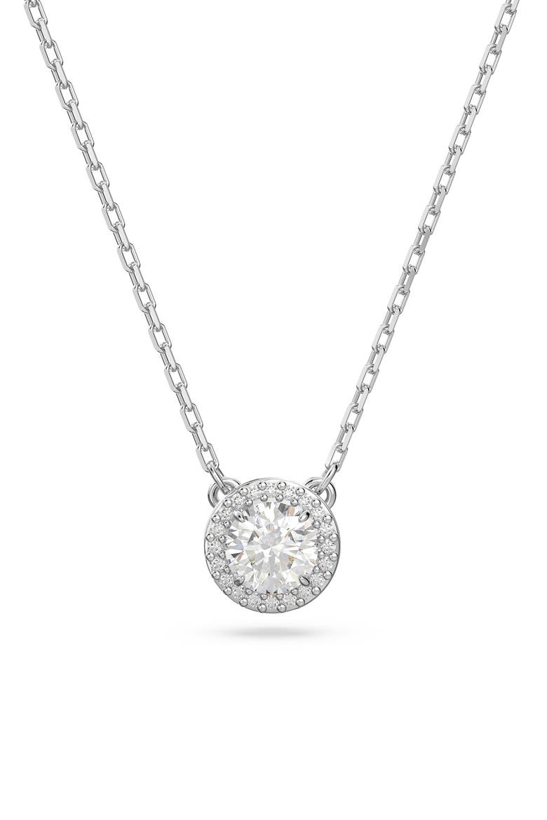 Una Pendant Necklace, Alternate, color, SILVER