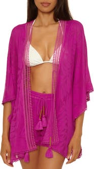 Trina Turk Catamaran Beach Cover-Up Shorts
