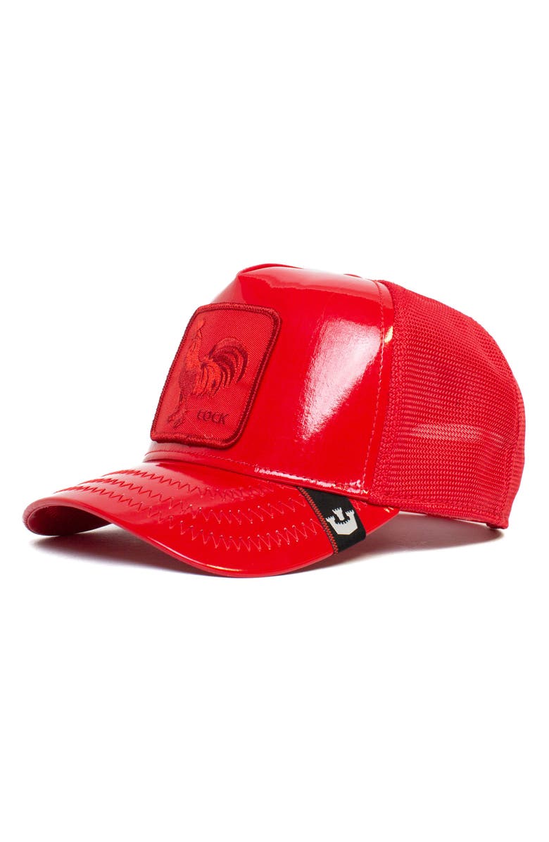 Goorin Bros. Big Red Trucker Hat, Main, color, 