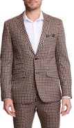 PAISLEY & GRAY Dover Slim Fit Gingham Suit Jacket