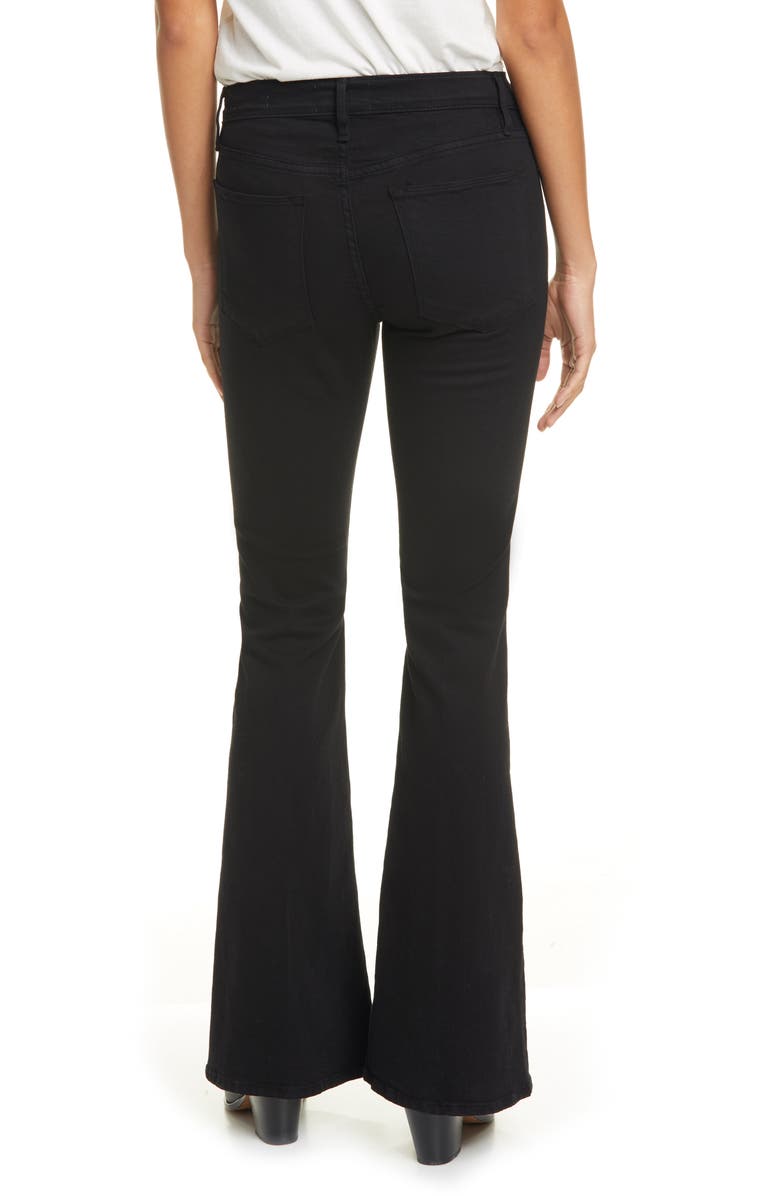 FRAME Le Pixie High Waist Flare Jeans, Alternate, color, 