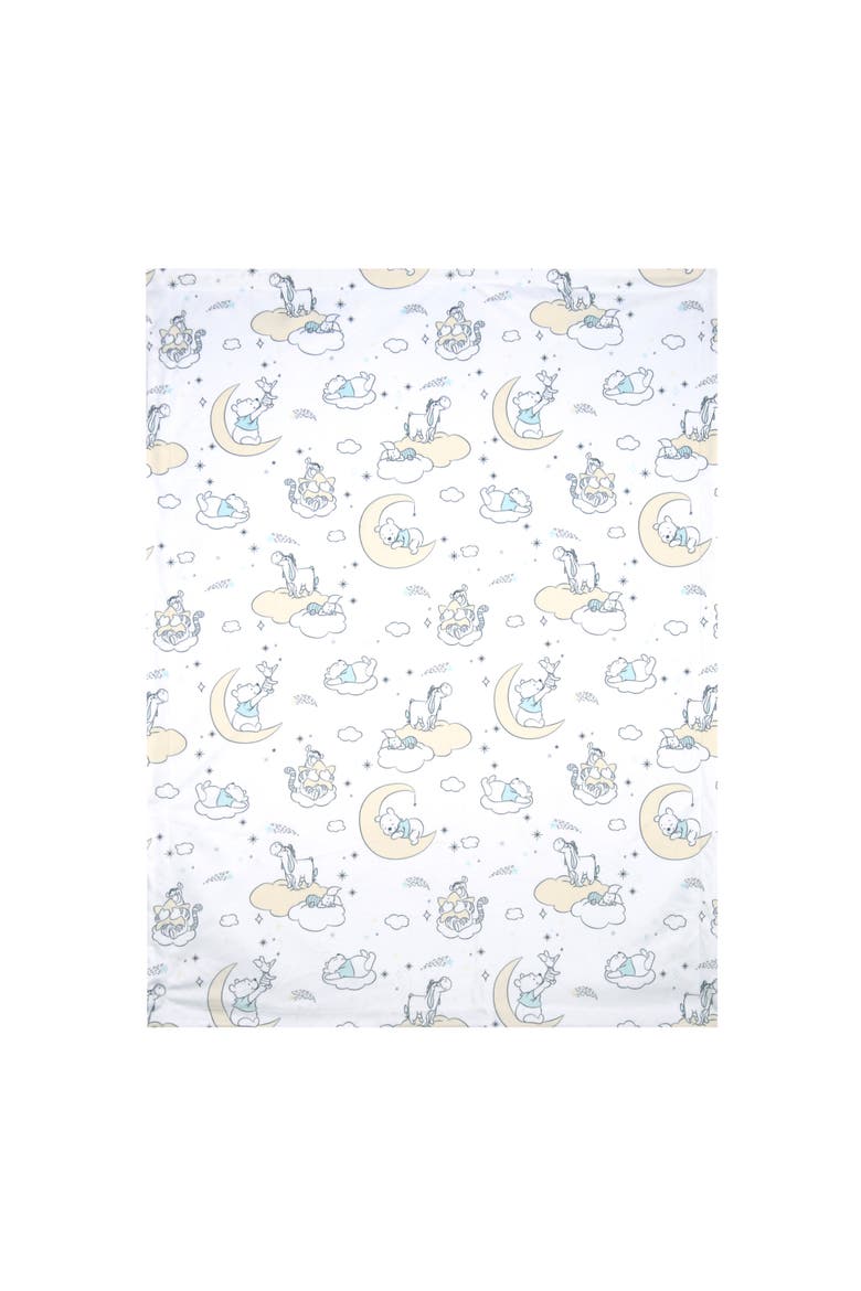 Disney Baby Cozy Friends Winnie the Pooh Fleece Baby Blanket, Alternate, color, White
