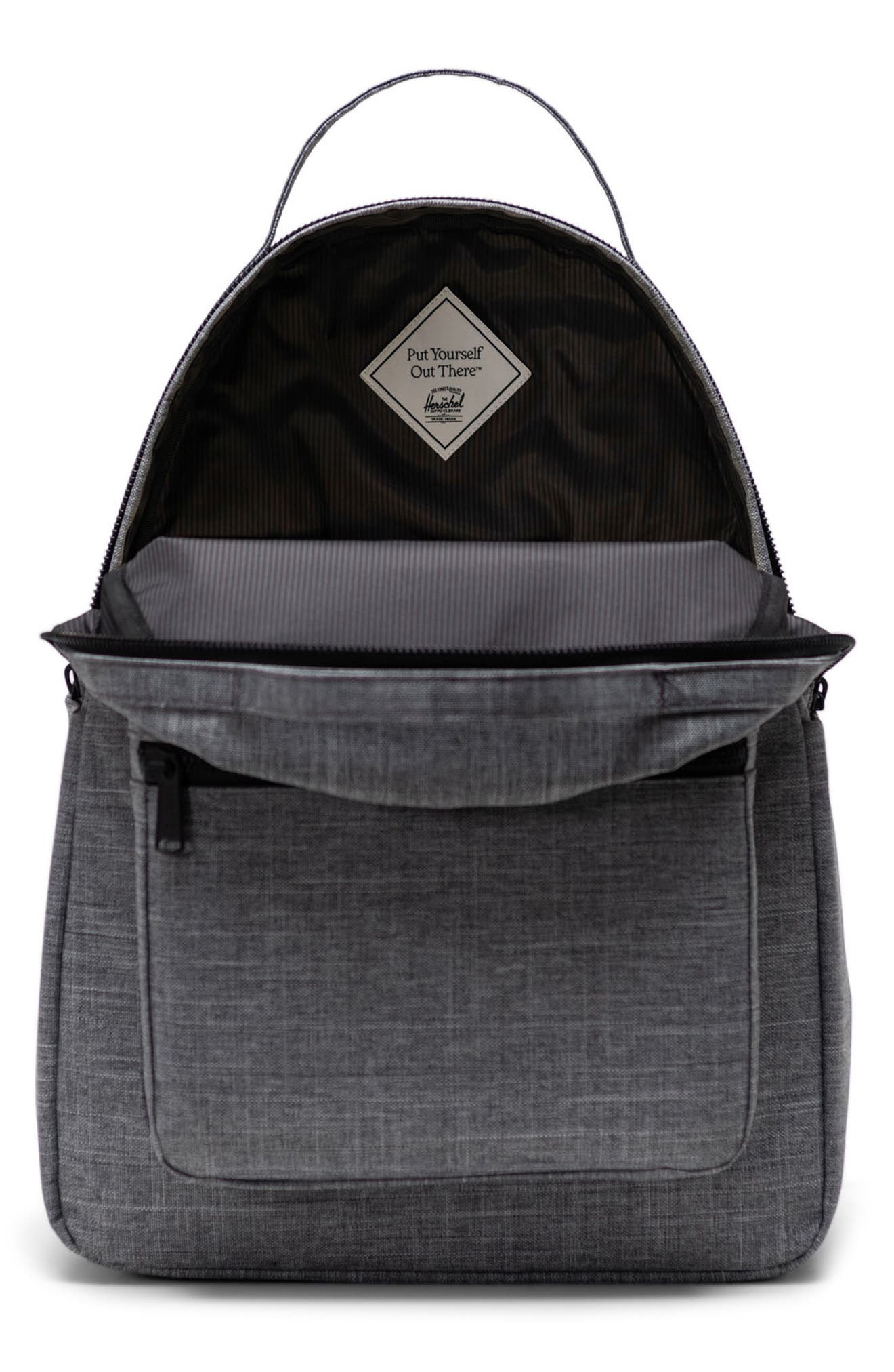 Nova Mid Volume Backpack, Alternate, color, RAVEN CROSSHATCH