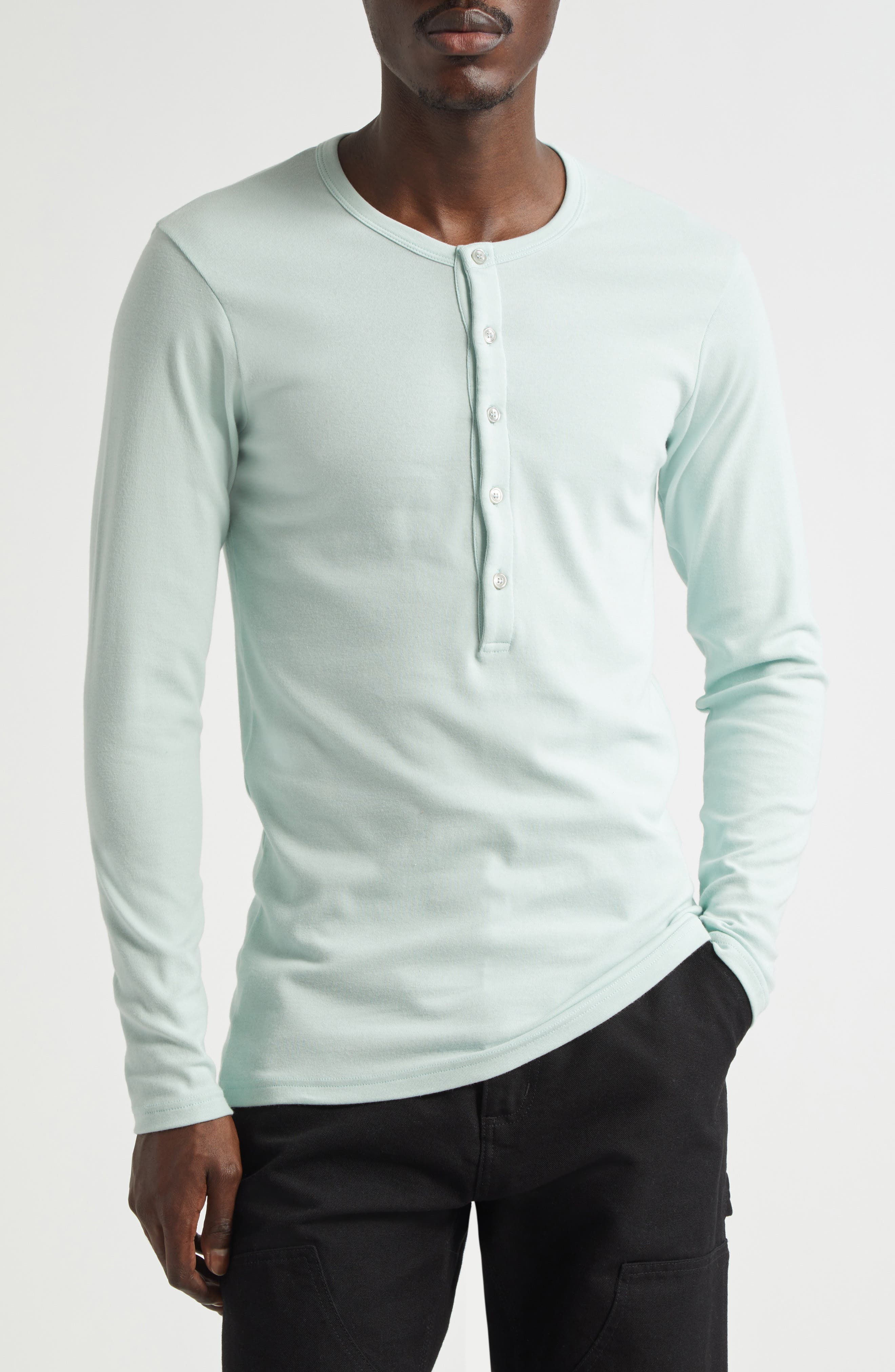 TOM FORD Cotton Knit Henley