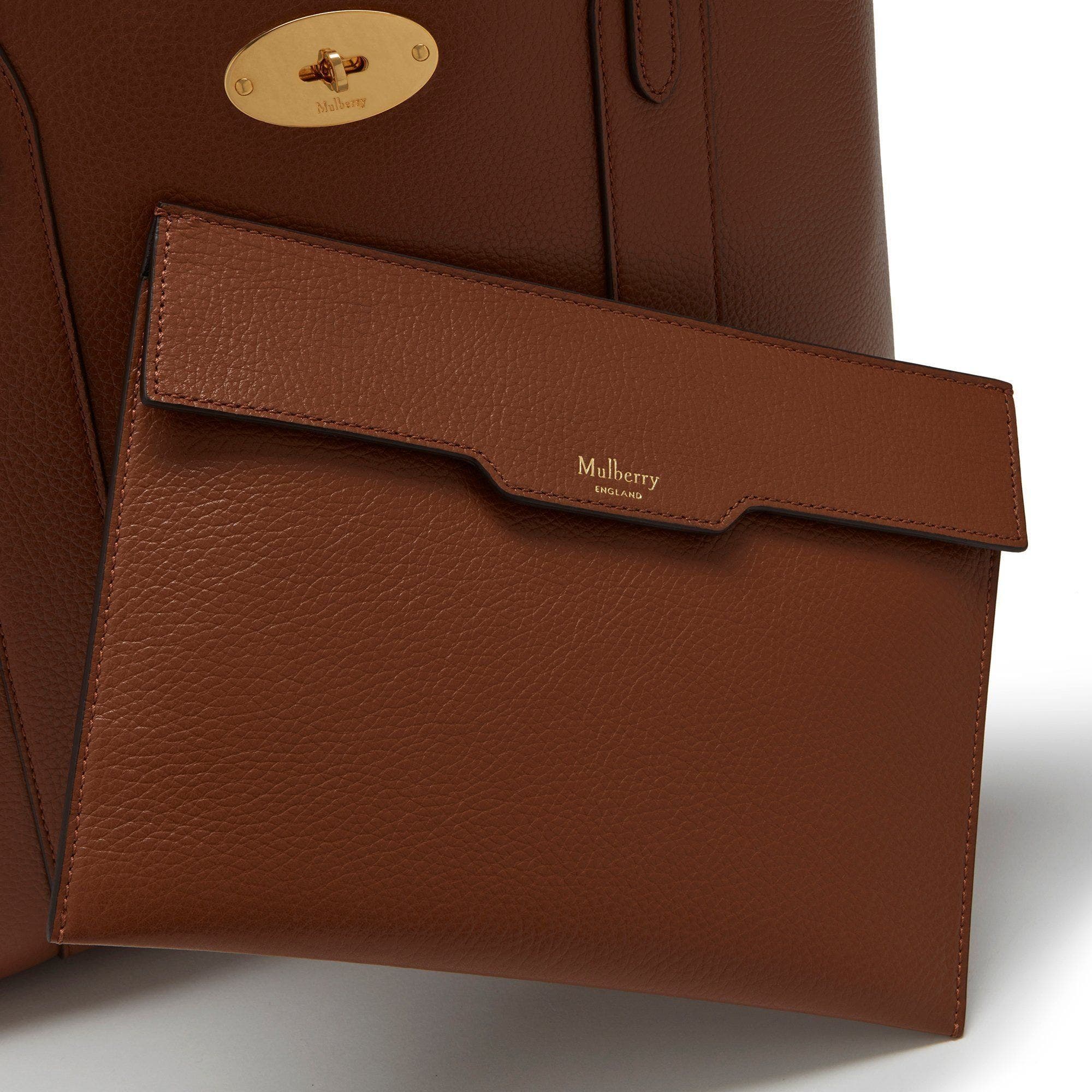 Mulberry Bayswater Leather Tote, Alternate, color, Oak