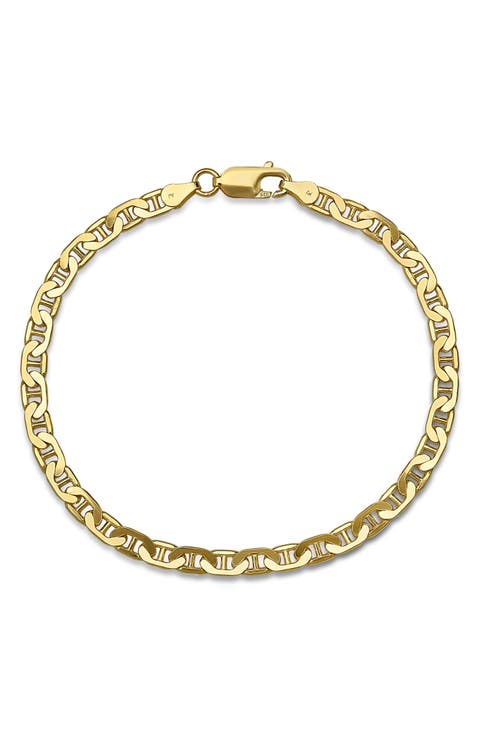 Men's Thin Mariner Chain Bracelet