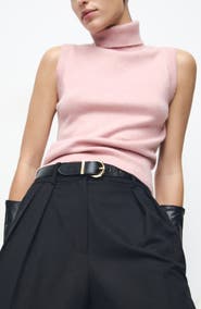 MANGO Baby Turtleneck Sleeveless Sweater