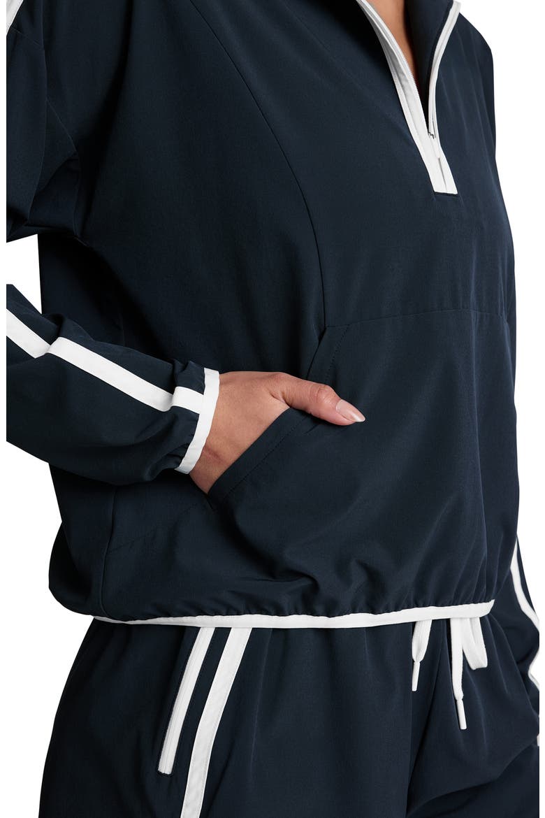 Course Contrast Half-Zip Pullover, Alternate, color, NOCTURNAL NAVY/TRUE