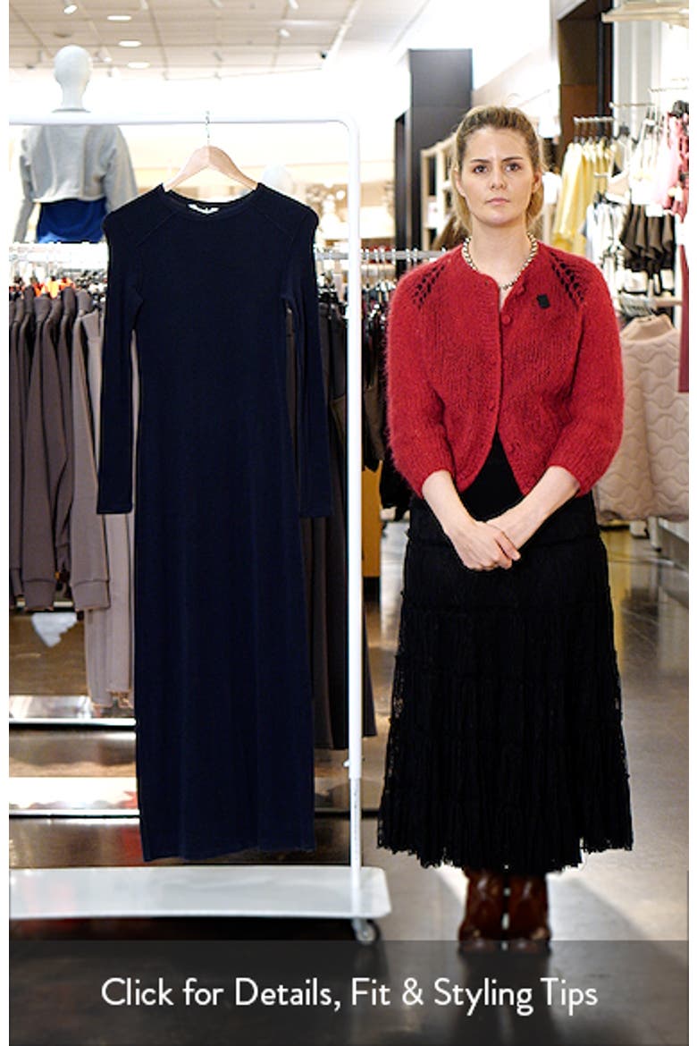 Plain Long Sleeve Maxi Dress video