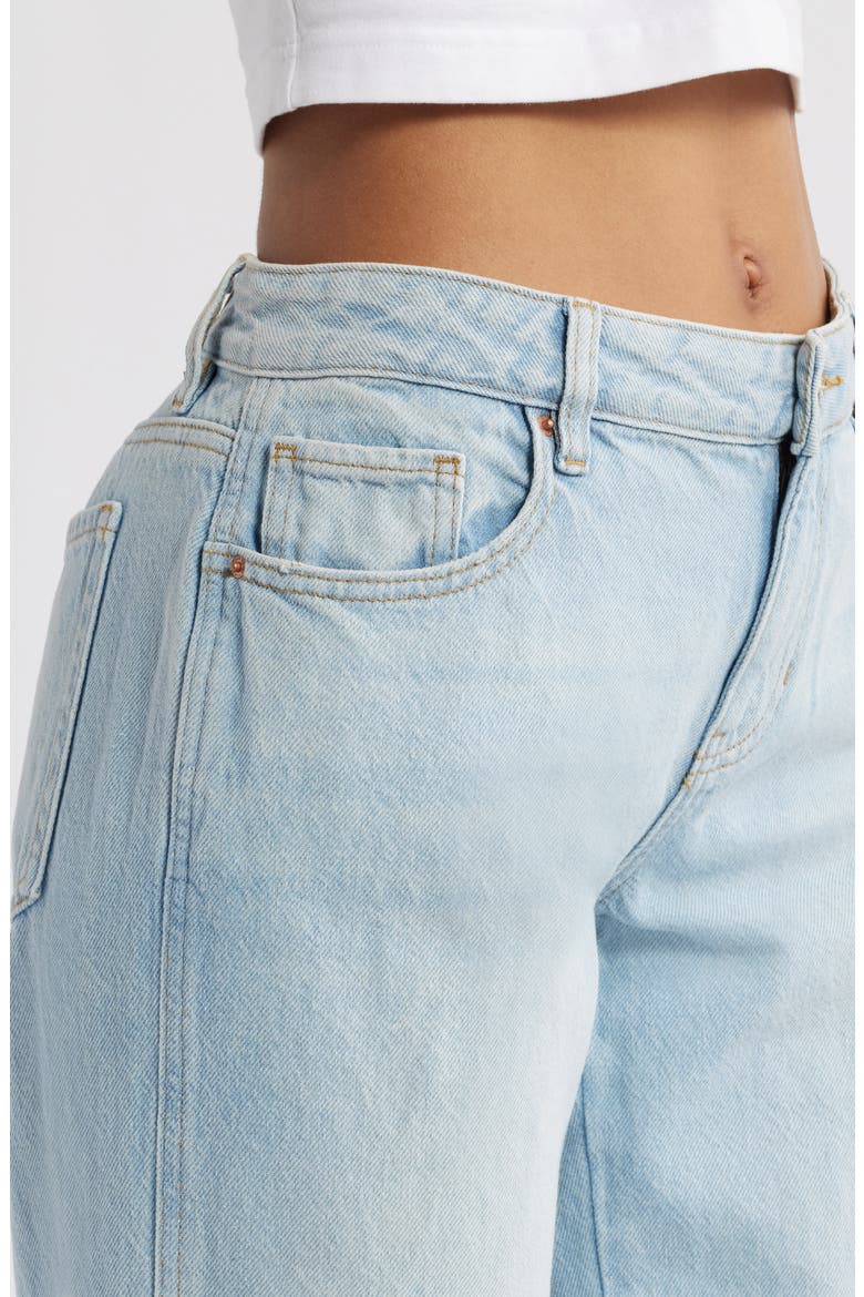 Casey Low Rise Baggy Jeans, Alternate, color, LIGHT INDIGO
