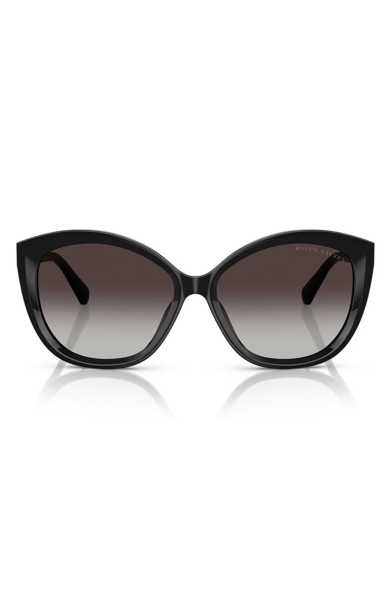 Ralph Lauren 57mm Gradient Butterfly Sunglasses, Main, color,
