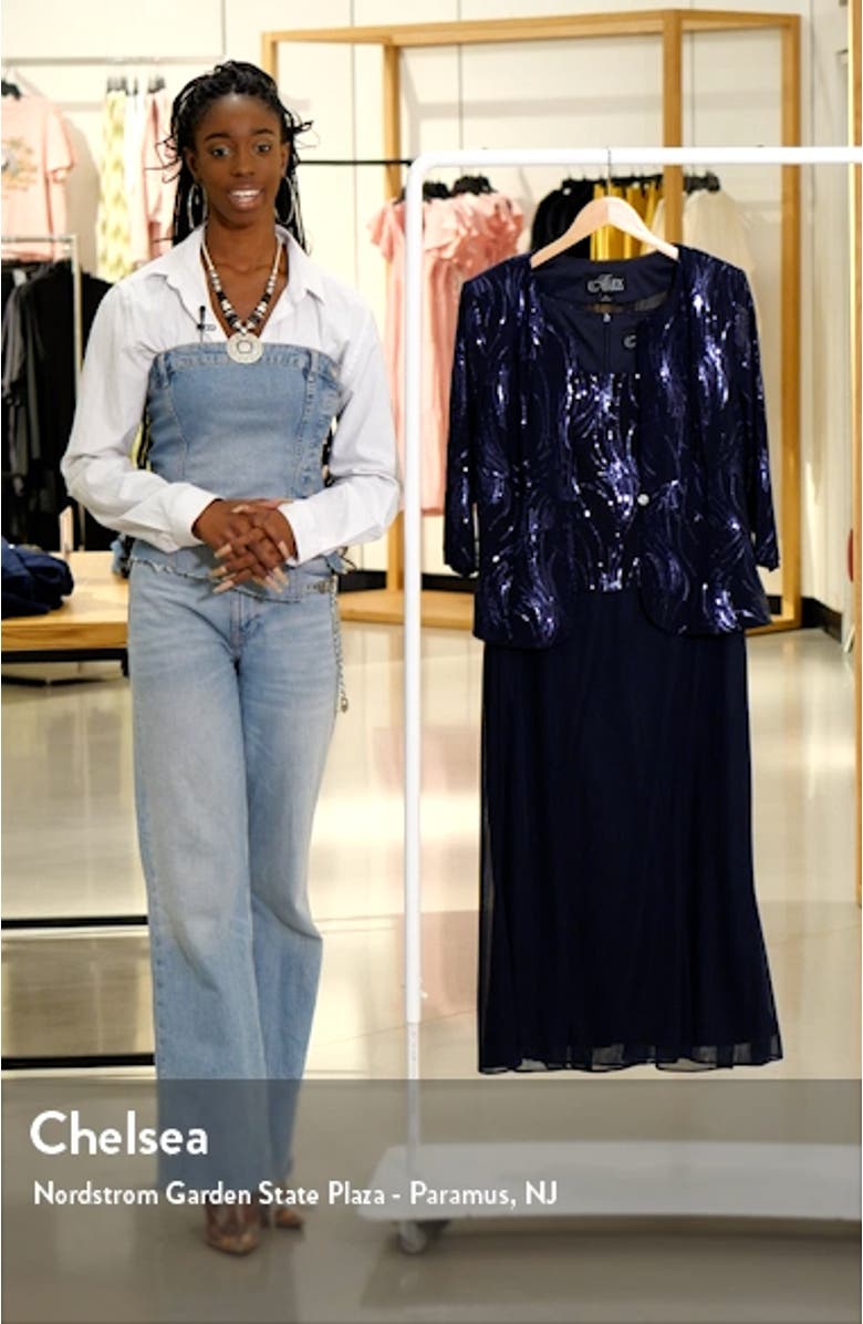 Sequin Midi Dress with Jacket, sales video thumbnail