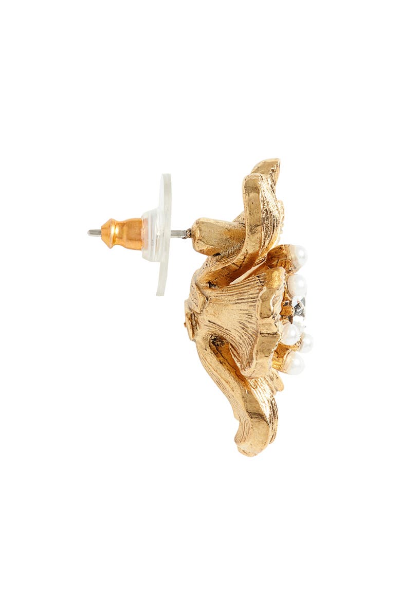 Oscar de la Renta Cherry Blossom Stud Earrings, Alternate, color, 