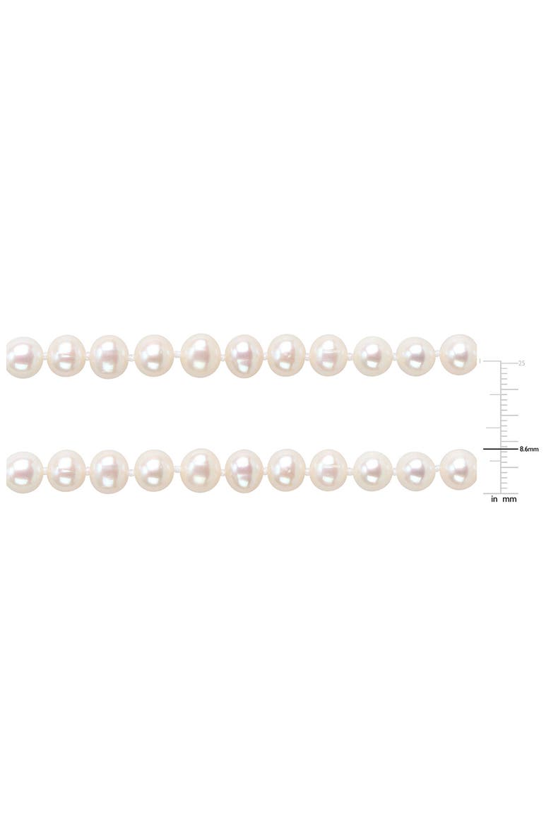 Cultured Pearl Necklace & Bracelet Set, 7.5–8.5mm, Alternate, color, WHITE