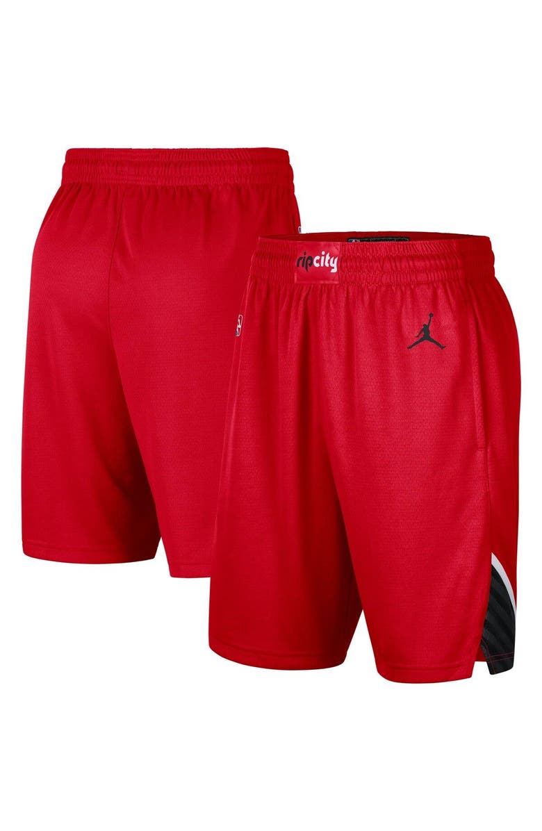 Jordan Brand Men's Jordan Brand Red Portland Trail Blazers Statement Edition Swingman Shorts, Main, color, 