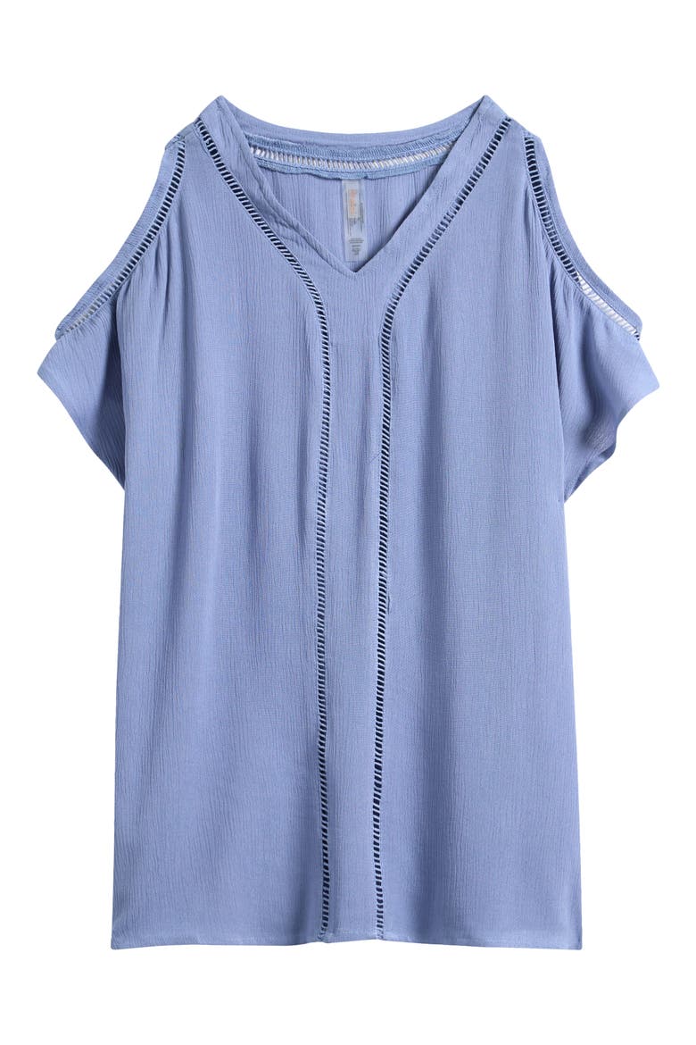 Kids' Samba Caftan Cover-Up Dress, Main, color, BLUE
