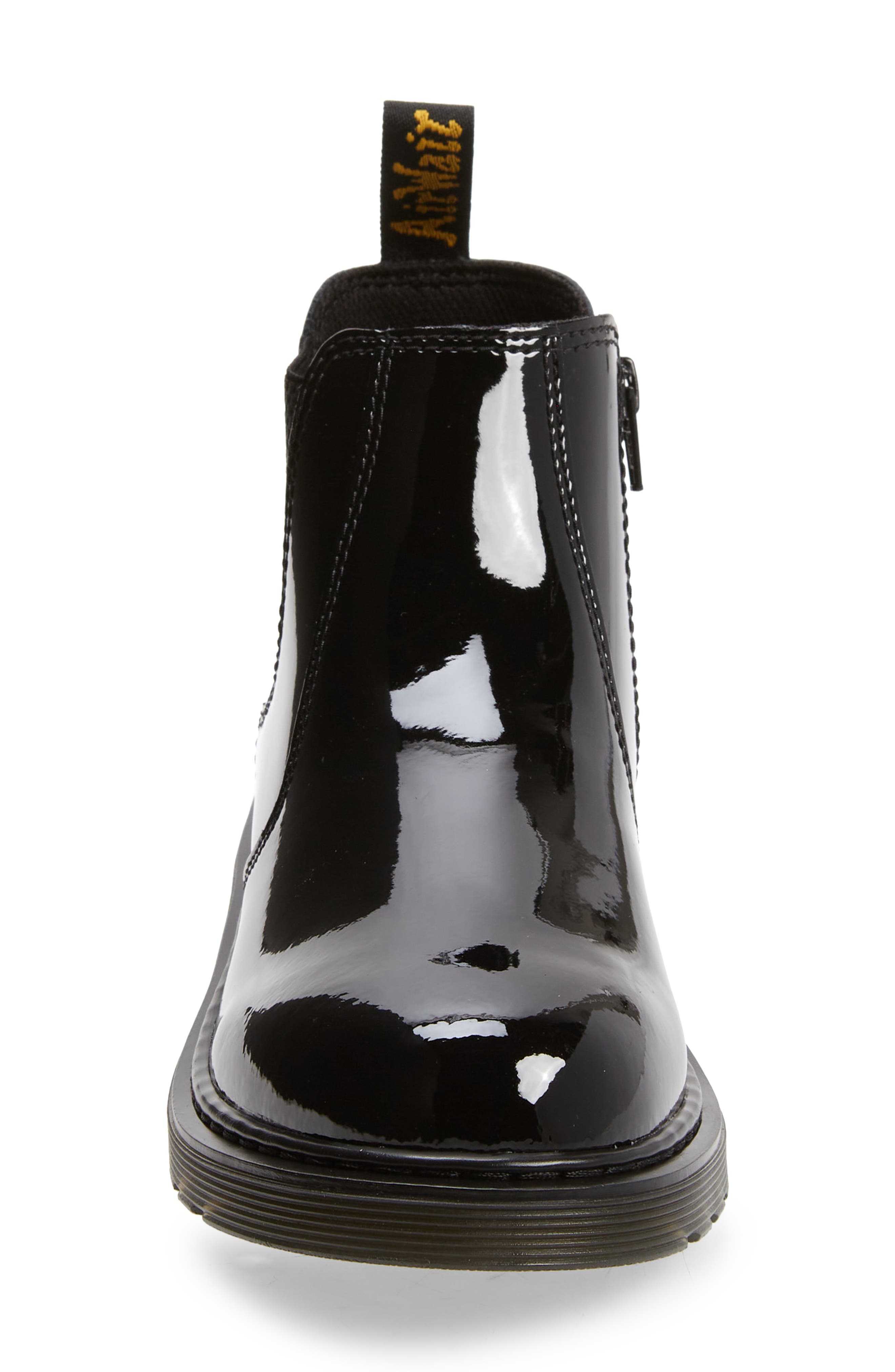 Dr. Martens Kids' 2976 Patent Chelsea Boot, Alternate, color, 
