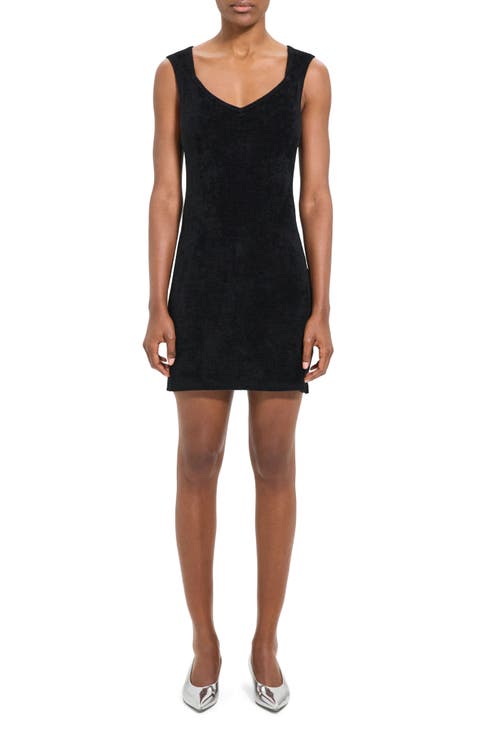 Sleeveless Body-Con Mini Sweater Dress (Petite)