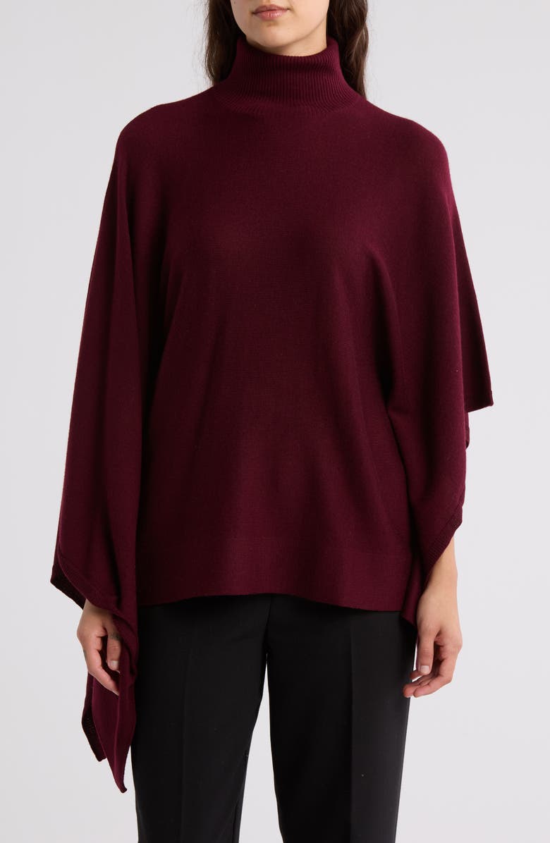 Trina Turk Montauk Merino Wool Cape Sweater, Main, color, 