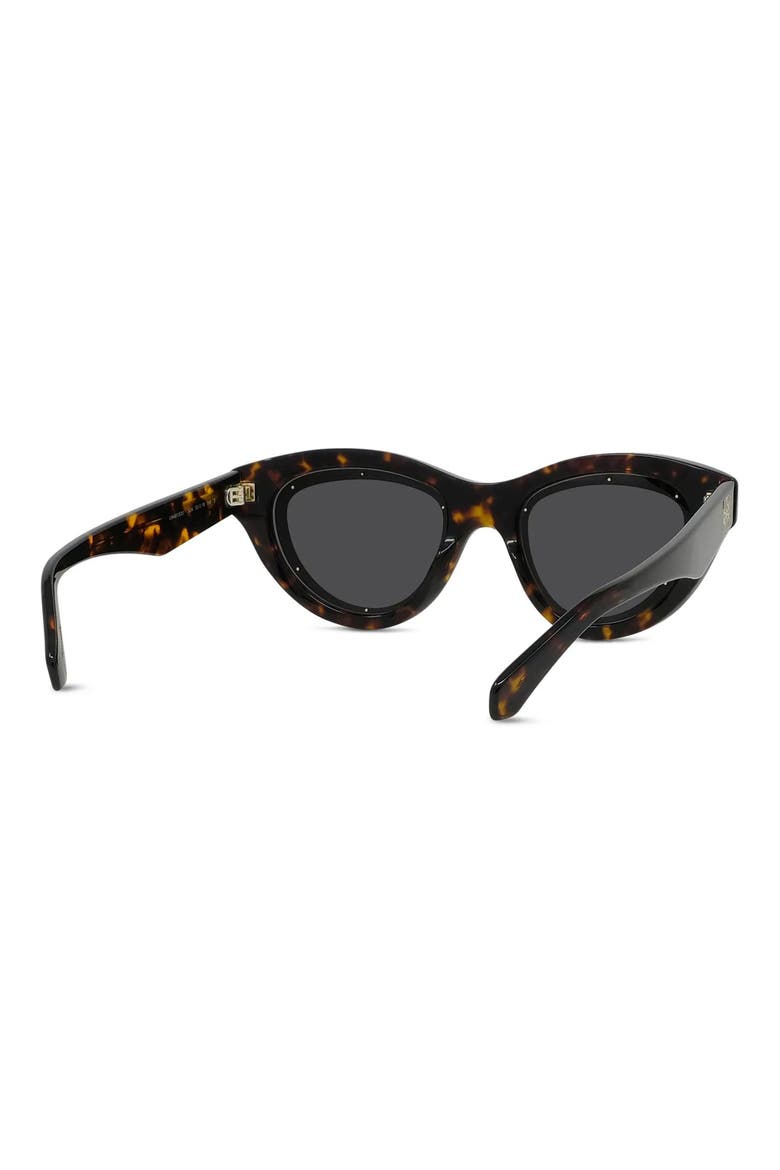 Anagram 53mm Cat Eye Sunglasses, Alternate, color, DARK HAVANA / SMOKE