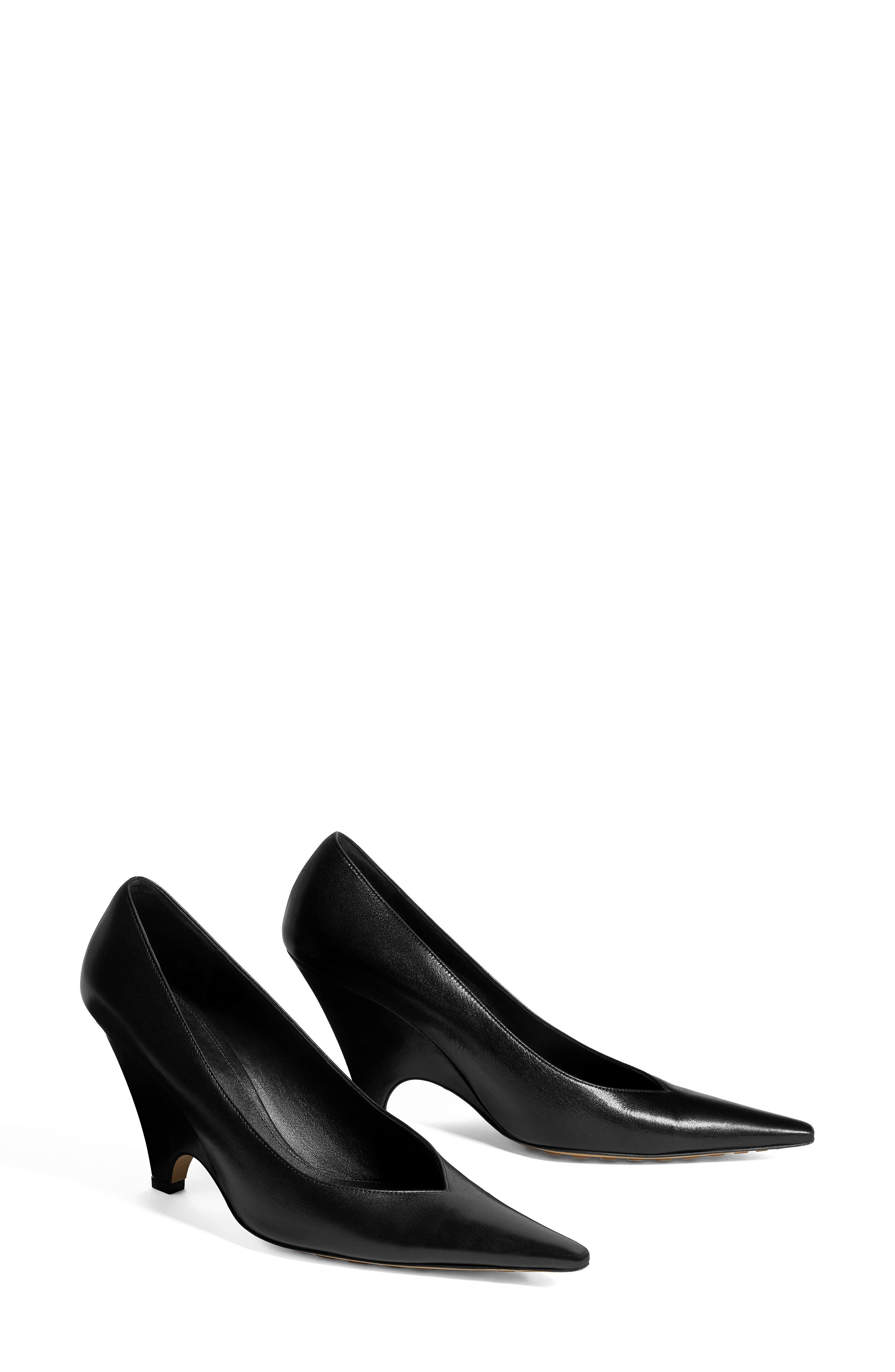 Adut Pointed Toe Wedge Pump, Alternate, color, 1000 BLACK