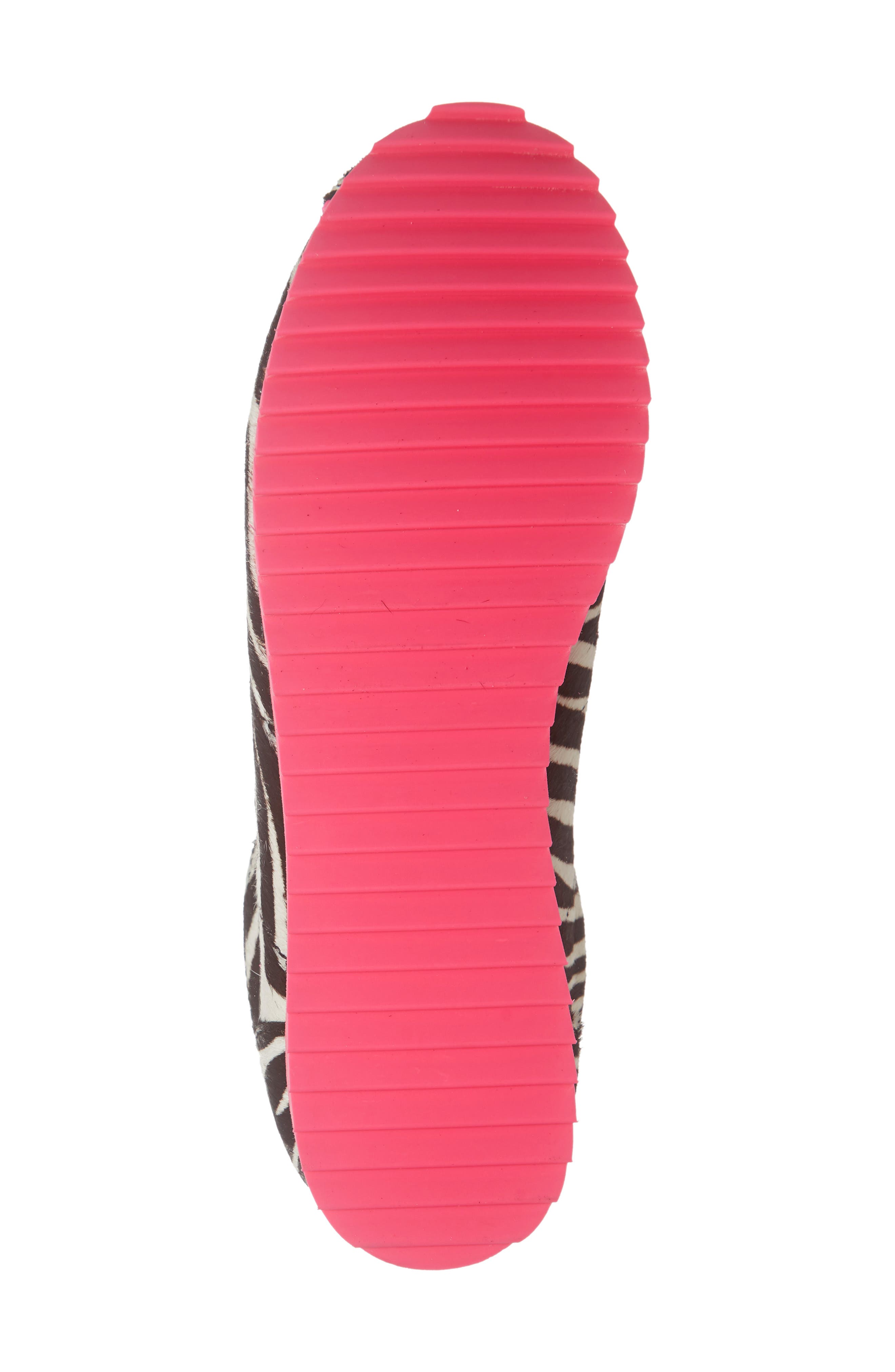 Sprinter-B Rally Sneaker, Alternate, color, BLACK WHITE/ ZEBRA FUCHSIA
