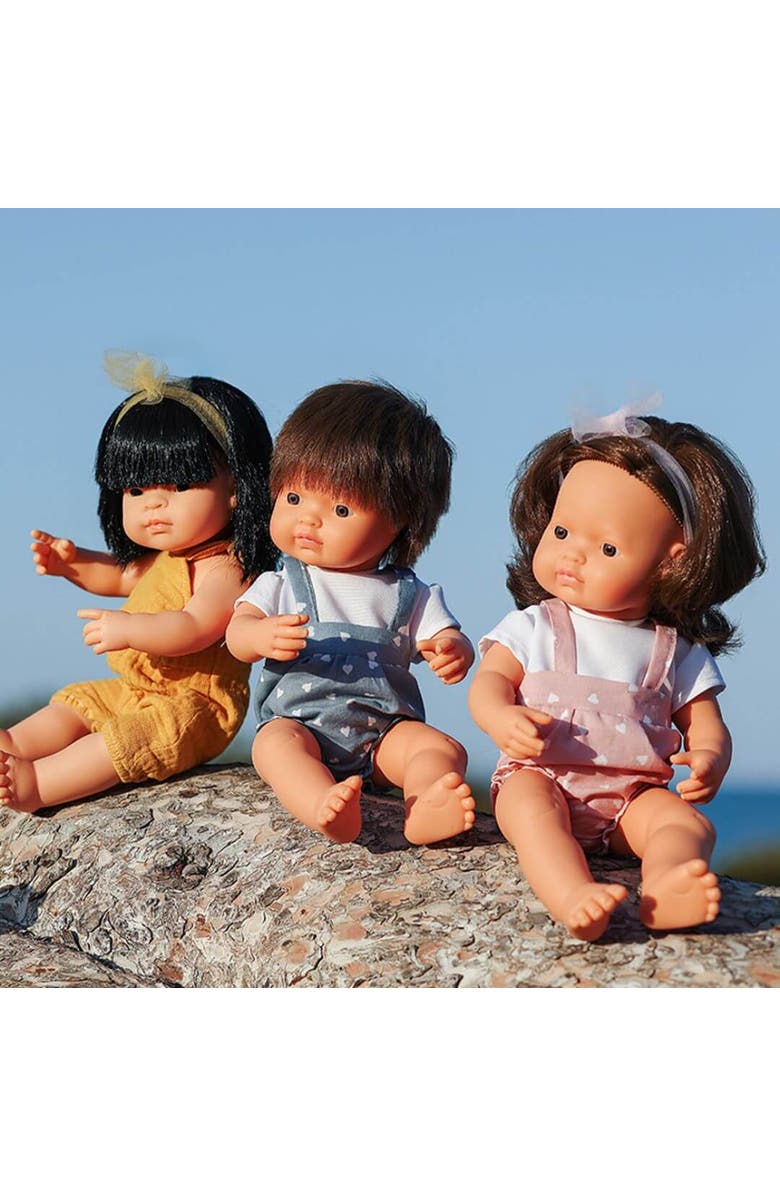 Miniland My Friends and Me Collection Asian Baby Girl Doll with Black Hair - 15", Alternate, color,