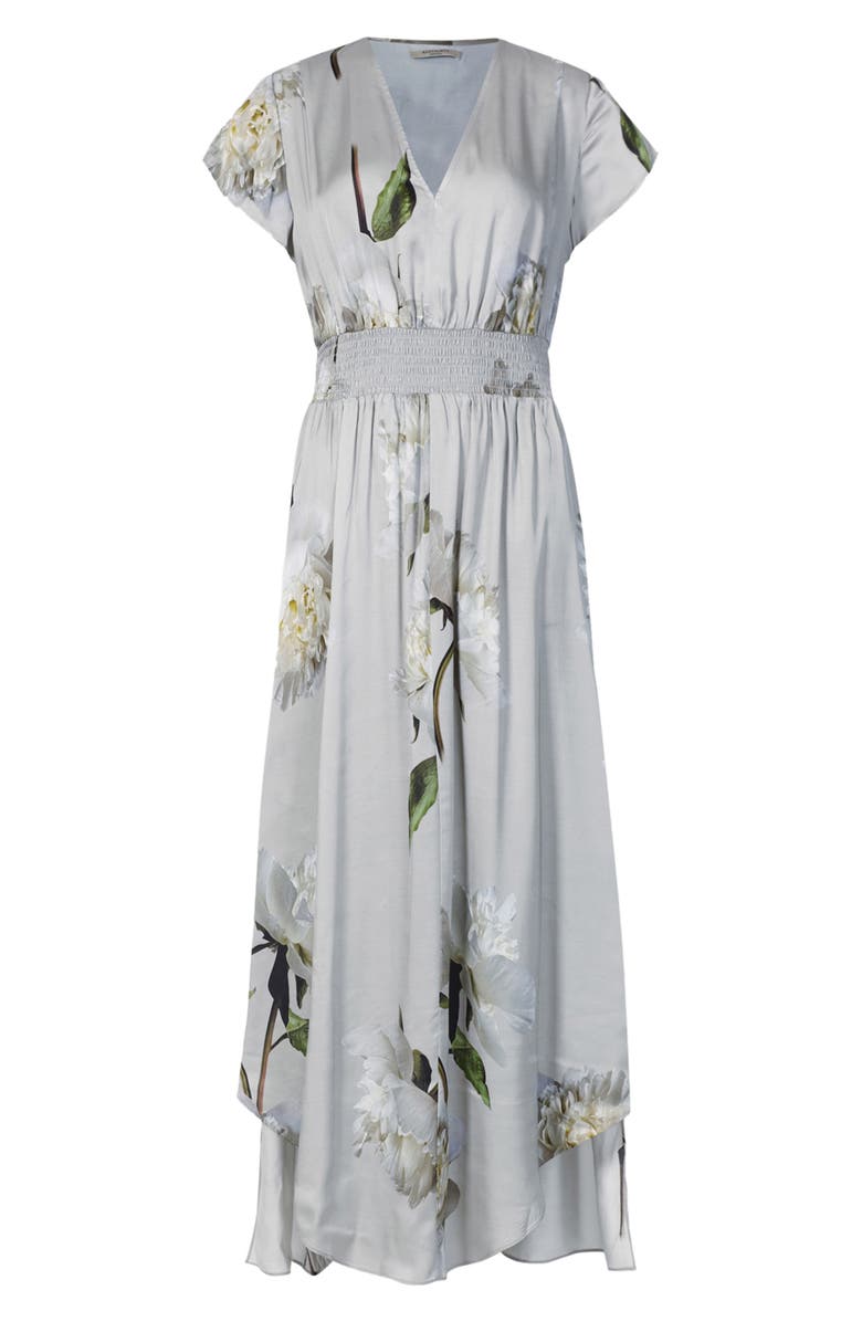 AllSaints Leila Cordelia Midi Dress, Alternate, color, 