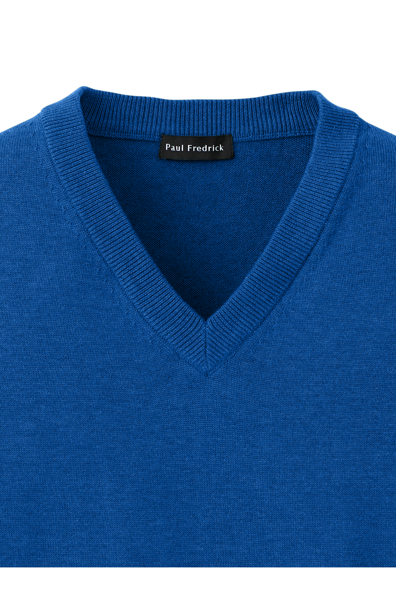 Paul Fredrick Supima Cotton Vest, Alternate, color, Blue