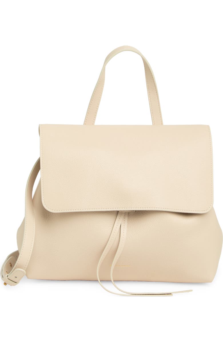 Mansur Gavriel Soft Lady Leather Bag, Main, color, Latte Macchiato