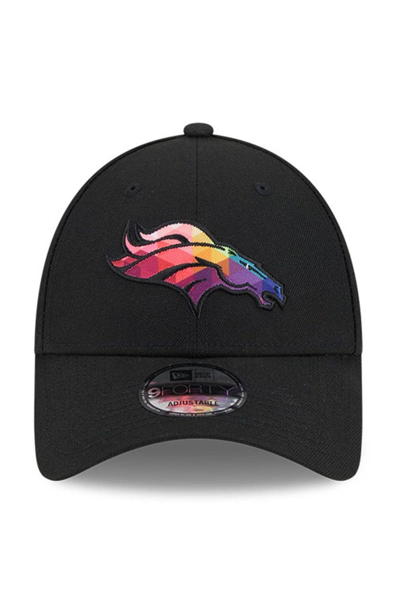 New Era Men's New Era  Black Denver Broncos 2023 NFL Crucial Catch 9FORTY Adjustable Hat, Alternate, color, 