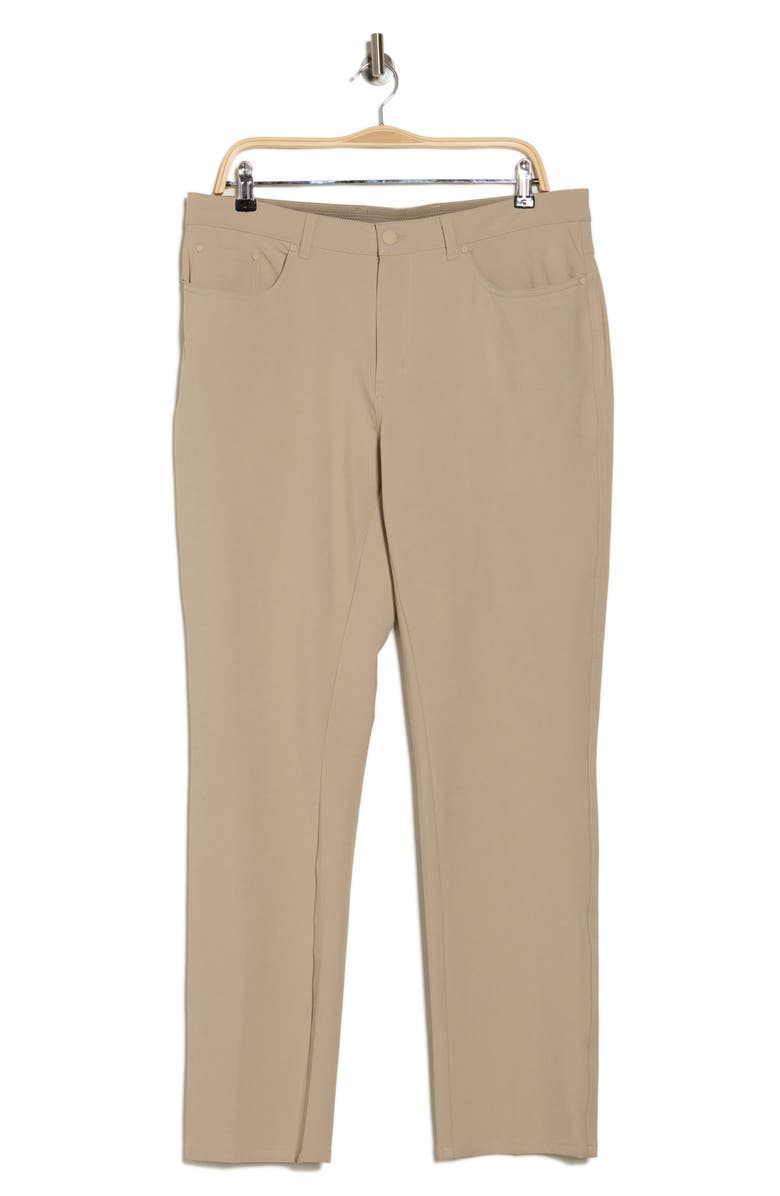 Greg Norman 5-Pocket Stretch Golf Pants, Main, color, Taupe