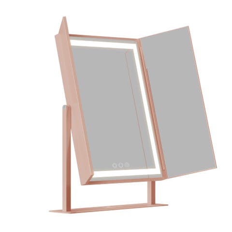 Lavish Trifold Led Tri-tone Makeup Mirror