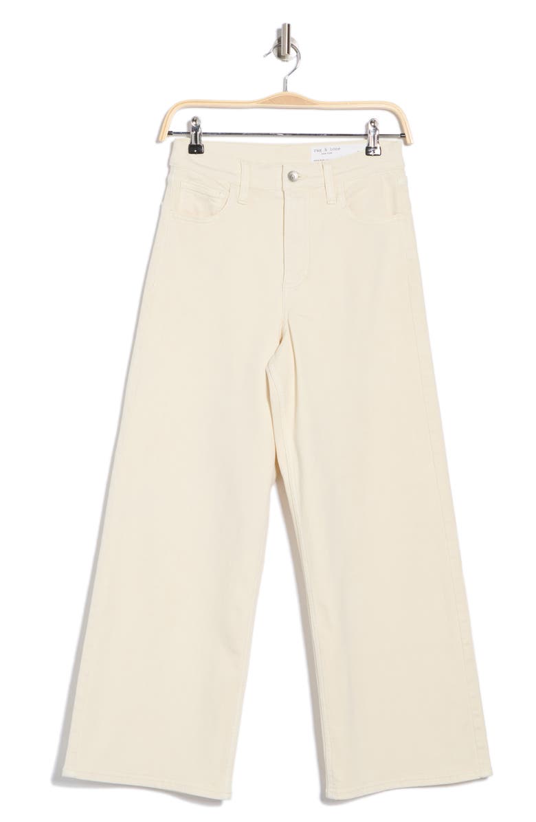 rag & bone Annie High Waist Crop Wide Leg Jeans, Alternate, color, 