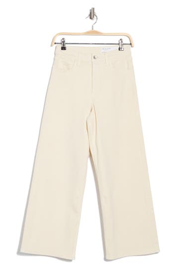Rag & Bone Annie High Waist Crop Wide Leg Jeans In Ecru
