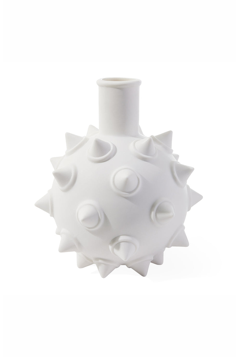 Charade Studded Bud Vase, Main, color, White