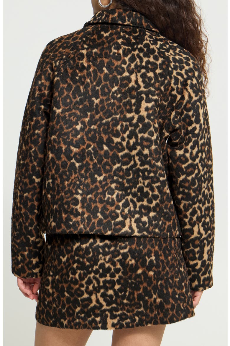 Faux Fur Jacket, Alternate, color, GRAPHIC ANIMAL