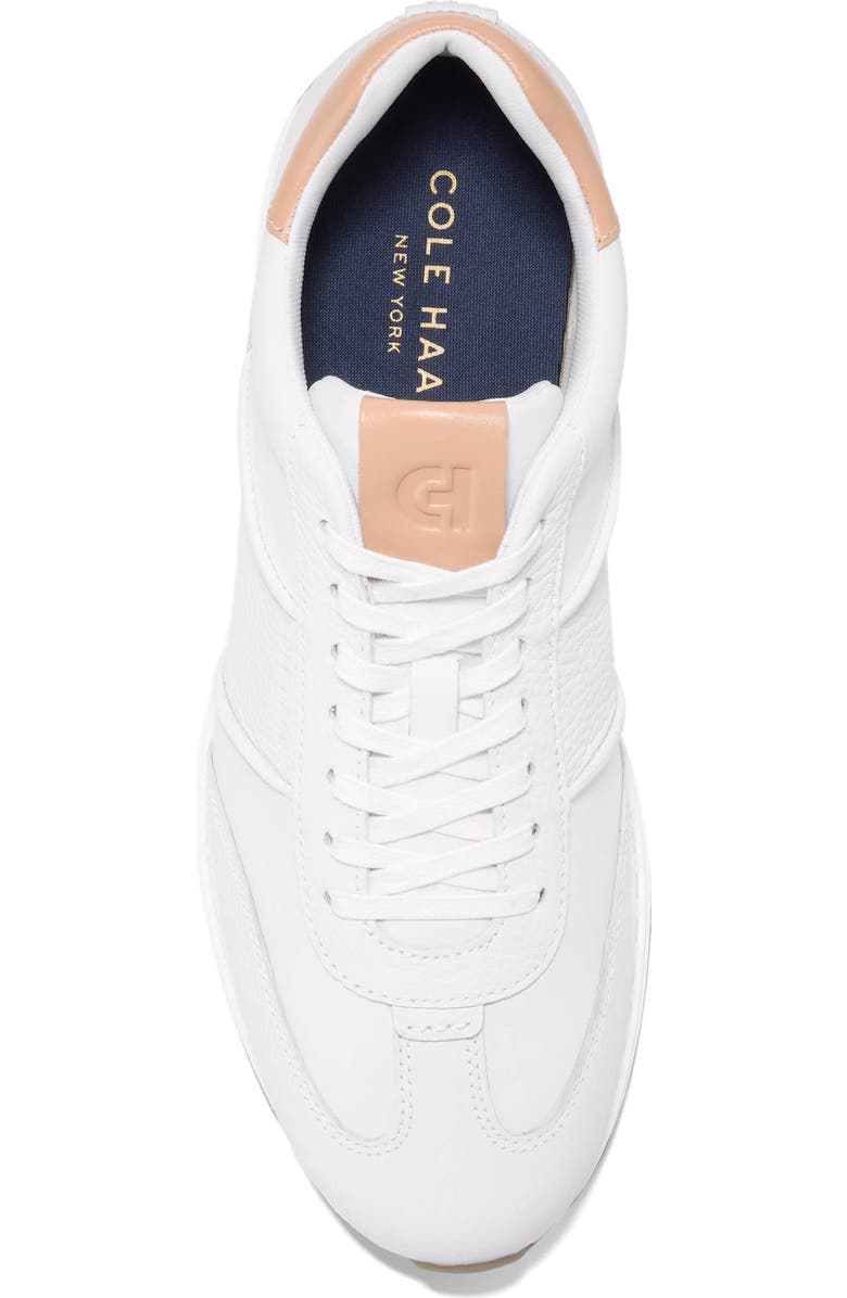 Cole Haan GrandPro LP SkyWeave Sneaker, Alternate, color, Optic White / Natural Vachetta