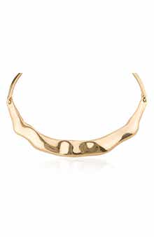 JARDIN Wavy Bar Collar Necklace