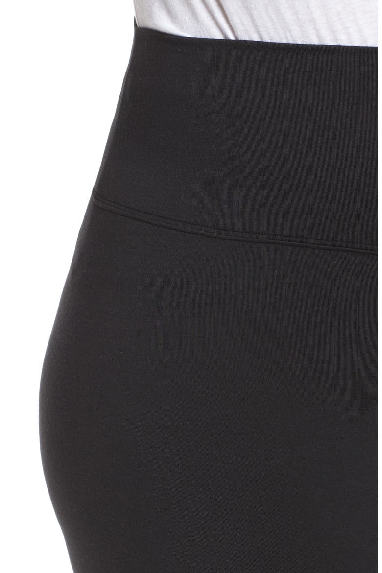 High Waist Biker Shorts, Alternate, color, BLACK