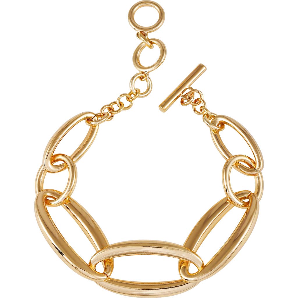 Vince Camuto Bold Link Toggle Bracelet In Gold