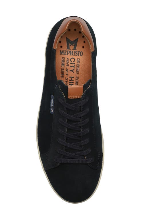 Mephisto Hasko Low Top Sneaker In Black